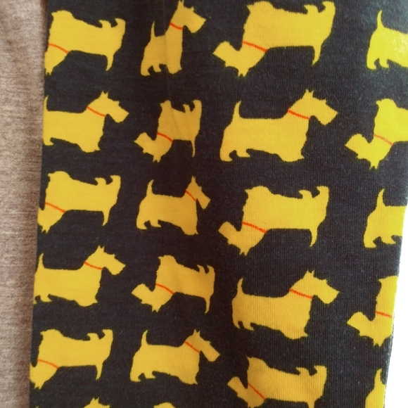 LulaRoe Randy Baseball T Shirt Women's Size M Grey Yellow Print - Picture 5 of 7